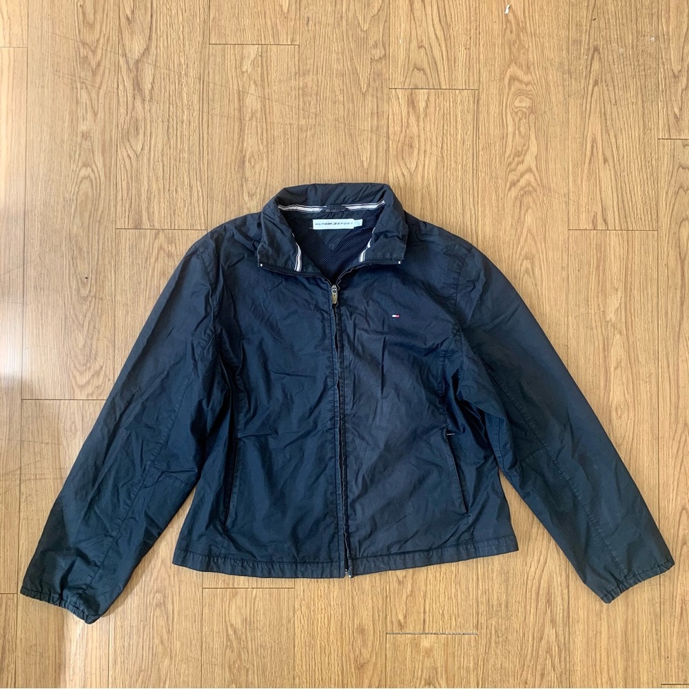 Hilfiger Sport Black Zip Jacket XXL